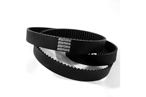 BESTORQ 1000-8M-30 8M Timing Belt, Rubber, 1000 mm Outside Circumference, 30 mm Width, 8 mm Pitch, 125 Teeth