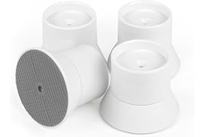 Mumeasy 4 Pack Baby Gate Wall Protector Extender – Pressure Mounted Child Safety Gate Extension Kit Extends 0.86–4.1 in, Protects Walls & Doorways from Pet & D Gates, Works on Stairs & Door, White