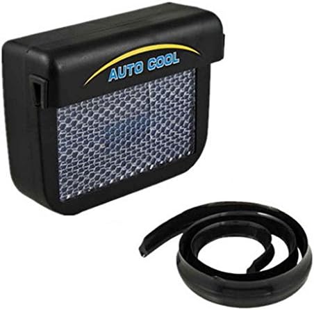Deinbe Auto Fan Cooler Solar Powered Car Window Windshield Auto Air Vent Cooling Fan Cooler for 2545655 Motor