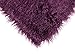 Chanasya Soft Shaggy Fuzzy Mangolian Faux Fur Cozy Elegant Chic Decorative Aubergine Throw Pillow Cover Pillow Sham- Violet Purple 2-Pack Throw Pillowcase 18x18 Inches (Pillow Insert Not Included)