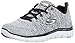Skechers Sport Women's Flex Appeal 2.0 Fashion Sneaker, White/Black Knit, 9 M US