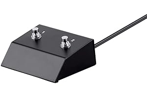 Monoprice 2-button Footswitch, Use with the Monoprice Guitar Short Stack Tube Amp - Stage Right Series