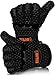 Eco Gloves, 2 High Heat Resistant Cooking Gloves + Grilling Recipe eBook, Work As BBQ Gloves Or Cooking Mitts, Easy To Remove And Clean Barbecue Gloves, Perfect As Oven Mitts Or Pot Holders, Black