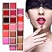 Long Lasting Waterproof Red Brown Lip Gloss Liquid Cream Lip gloss Lipsticks Palette (#1)
