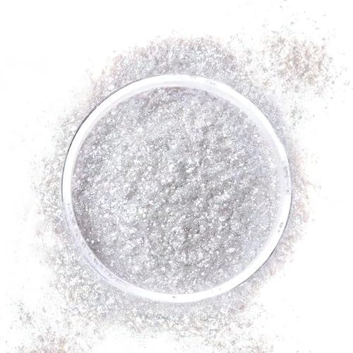 NTWJNJY Diamond Mica Powder for Epoxy Resin，Natural Shimmer Mica Powder Used for Coloring car Spray Paint, Candles, soap, Eye Shadow, Lip Gloss, Nail Polish(50g/1.7oz)