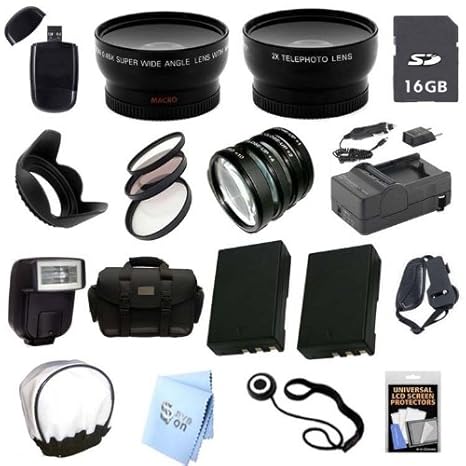 Avanzada profesional slr Kit: para Nikon D3000 Cámara réflex ...