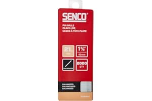 SENCO ZX18EAAR 1-5/8" 21 Gauge Pin Nails, Galvanized Finish 2,000 Count Pack