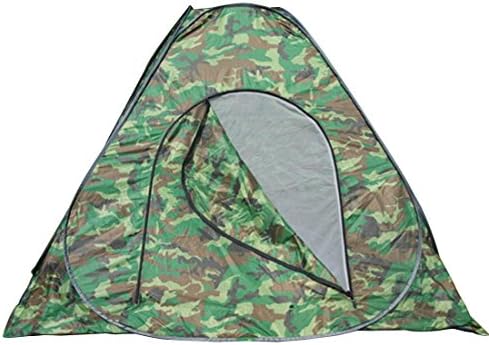 3-4 person Large Pop Up Camping Tent Automatic &amp; Instant Setup Dome Waterproof Backpacking Tents Easy Fold back Shelter with Tent Pegs (Camo Green)
