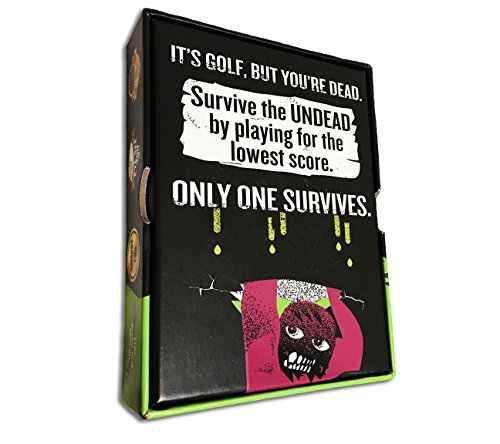 The Golfing Dead - Newest, Funnest Zombie Game, Best Card Game for Family, Adults, Kids, Teens, Ages 7 Years and Up. Fun Party Nights, Voted Best Game. 2-6 Players.