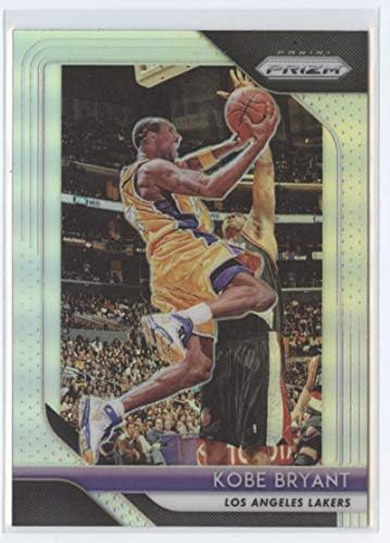2018-19 Panini Prizm SILVER Refractor #15 Kobe Bryant Los Angeles Lakers Official NBA Basketball Trading Card