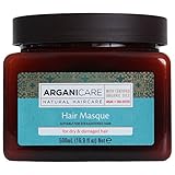 Arganicare Restoring Hair Masque for Dry and Damaged Hair Enriched with Organic Argan Oil and Shea Butter(16.9 Fluid Ounce)