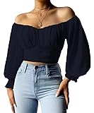 MIRACMODA Womens Elegant Off The Shoulder Puff