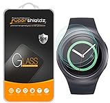 (3 Pack) Supershieldz for Samsung Gear S2 and Gear S2 Classic Tempered Glass Screen Protector, Anti Scratch, Bubble Free