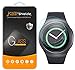 Supershieldz (3 Pack) Designed for Samsung Gear S2 and Gear S2 Classic Tempered Glass Screen Protector, Anti Scratch, Bubble Free