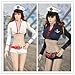 FacaiFacai Figure Accessories Navy Uniform 1/6 Figure Navy Suit 1:6 Hot Girl Fight Clothing Sets Figure Sailor Suit 12