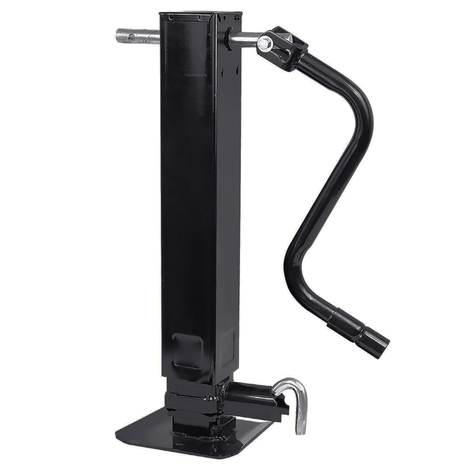 NBJINGYI Heavy-Duty Drop Leg 12K Trailer Jack – 12,000 Lb Capacity, Side Pull Pin, 12.6”-19.29” Lift