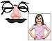 Child Nose, Eyebrows and Mustache Glasses (12 Pack) 3 1/2