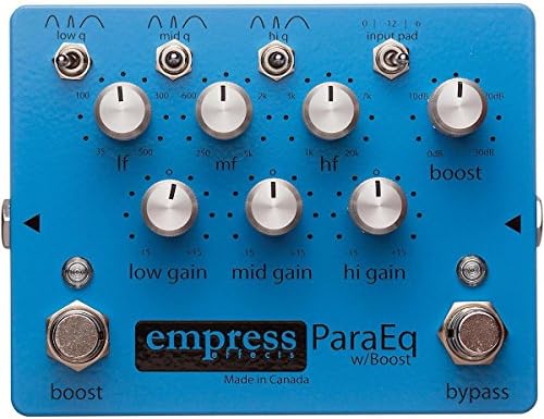 Empress Effects ParaEq with Boost EQ Guitar Effects Pedal