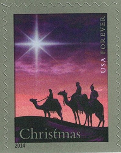 Christmas Magi 2014 New Issue USPS Forever Stamp - 100 stamps (5 books of 20)