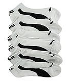 Puma 6-Pack 1/2 Terry Low Cut Socks Side Stripe Arch Logo
