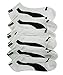 Puma 6-Pack 1/2 Terry Low Cut Socks Side Stripe Arch Logo