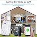 WiFi Smart Plugs, Esolom Wireless Outlet Timer Socket Compatible with Alexa and Google Assistant, App Controlled Appliances from Anywhere by Smartphone - NO Hub Required (2 Packs)