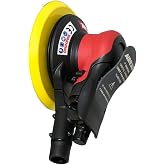 AIRCAT 6700-6-336CV Central Vac Orbital Palm Sander, 11,000 RPM | Lubrication-Free Double-Sealed Motor with Low Profile Design, Ergonomic Comfort Grip, 75 dBA, 3/32&rdquo; Orbit