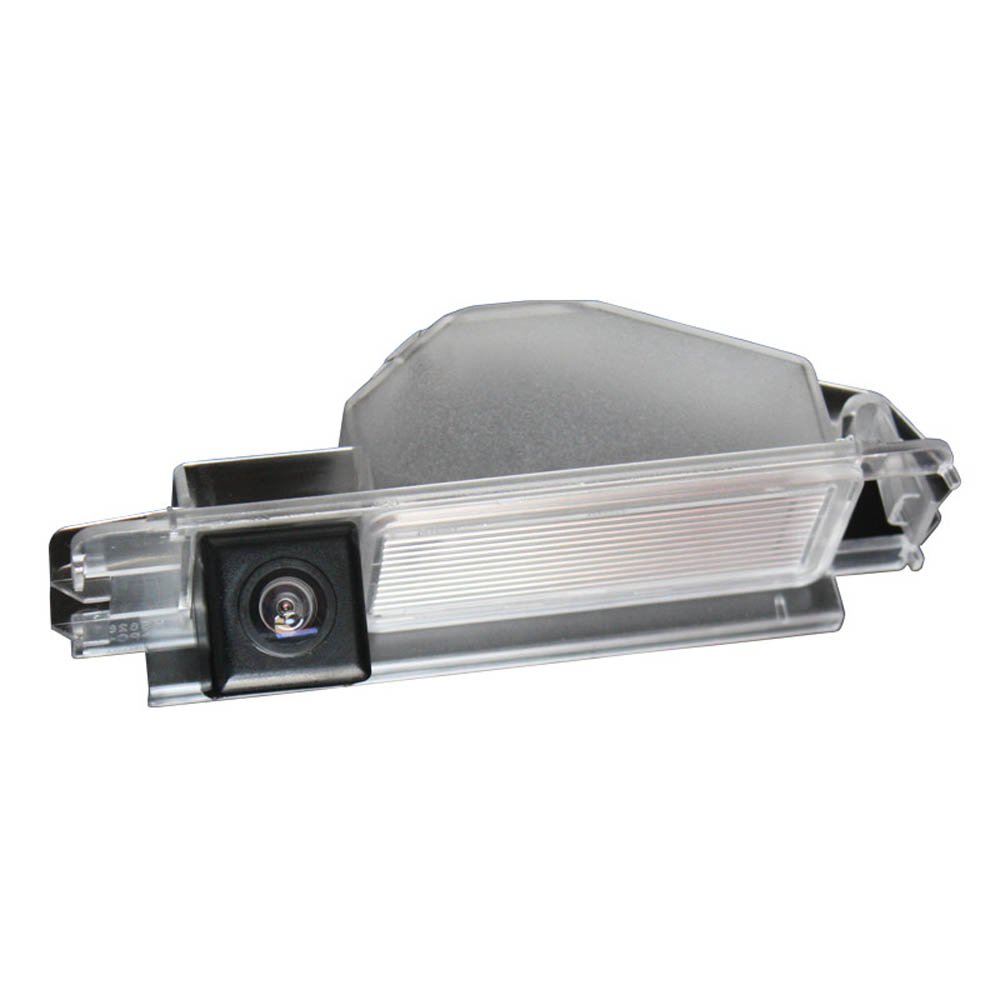 HD Auto 170° License Plate Light Rear View Reversing Camera Parking Aids System Compatible with Nissan Micra K12/Micro K13/Renault Pulse/Logan Sedan/Sandero Stepway (5S) Hatchback Dacia (NO.8281)
