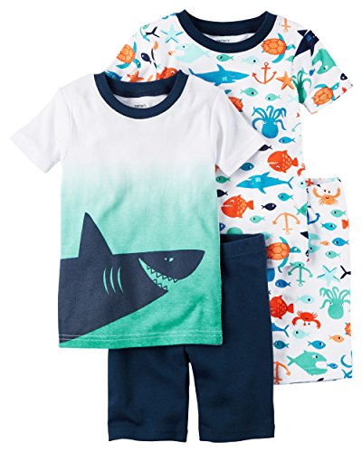 Carter's Carter's Boys 4 Pc Cotton 341g289, Print, 3T