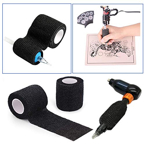 Tattoo Grip Tape Wrap Cover Autdor 6Pcs Tattoo Machine Wrap 2" x 5