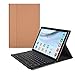 Chartsea Huawei MediaPad M5 Pro 10.8 Smart Bluetooth Keyboard with Flip Stand Case Cover (Brown)