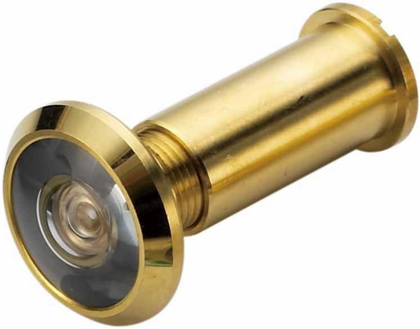 Wide Angle Door Peephole Spy 180° Gold/Brass Safety Türs 35-60