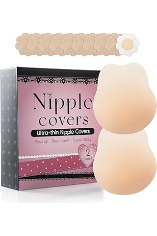 Nipple Pasties Nipple Cover Lift ZAIQUN Sticky Bra Invisible Lift Up Bra Adhesive Bra Invisible Bra Push Cakes Body Pasties Nipple Covers