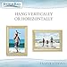 Icona Bay 4x6 Picture Frames (6 Pack, Gold) Picture Frame Set, Wall Mount or Table Top, Set of 6 Inspirations Collection