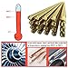 KKmoon 20PCS Brass Welding Brazing Rods Electrode 1.6mm333mm Soldering Rod No Need Solder Powder