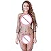 Women's Net Lingerie, Mosunx(TM) Babydoll Nightwear G-string Sleepwear (Free size, Black)