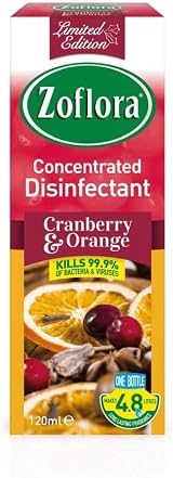 Zoflora Concentrated Disinfectant Cranberry & Orange 120ml