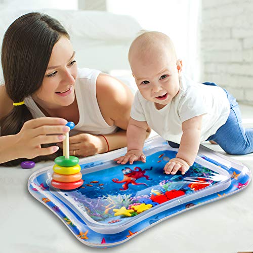 Bellababy Tummy Time Premium Pat and Play Water Mat Inflatable Play