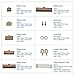 PH PandaHall About 500Pcs Jewelry Finding Sets with Mixed Sizes Ribbon End Drop Ends Jump Ring Chains Class Learning Lots Antique Bronze