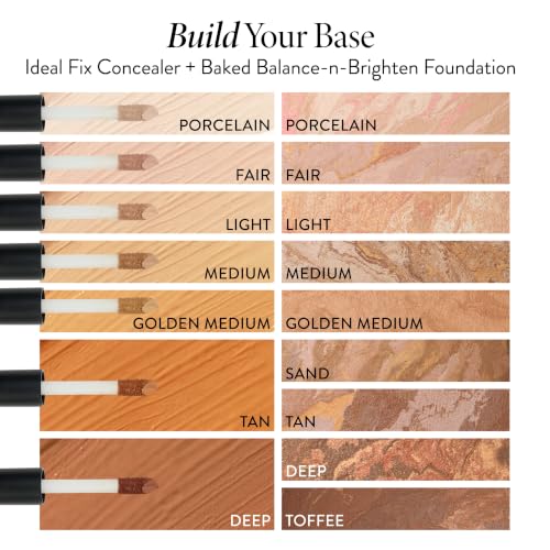 LAURA GELLER NEW YORK Ideal Fix Under Eye Concealer for Mature Skin – 03 Light - Full Coverage, Anti-Aging, Color Correcting – Covers Dark Circles & Blemishes – Hydrating, Crease-Free, Long-Lasting