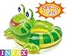 Intex Animal Split Ring Pool Floats Duck, Frog & Penguin Gift Set Bundle with Bonus Matty's Toy Stop 16