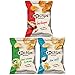 Popchips Potato Chips and Ridges, Mixed Variety Sampler, Different Flavors, 0.8 Ounce Bags (24 Count)