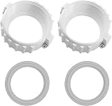 UCEDER 2 Pack Spa Hot Tub Heater Split Nut Unions & Gaskets 2 Inch view 1