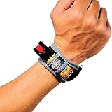 Pepper Spray for Runners - Joggers - Walking - Hiking - Lightweight Wristband with LED Light - Emergency Id Card - Reflective Material - Women & Mens Safety Bracelet - Personal Self Defense Running Protection - Wrist Saver Black Orange Model