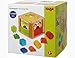 HABA Zookeeper Wooden Shape Sorting Box with a Twist - Explore Whole and Half Shapes - 12 Months +