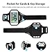 LETSCOM Running Armband for Cellphone, Smartphone Case with Key Holder Compatible with iPhone 11 Pro XR XS MAX 8+ 7+ 6S+ Samsung Galaxy S10+ S9+ S8+ S7 Edge