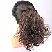 WeKen Hair Bun Medium Long Curly Synthetic Hairpiece Dark Brown