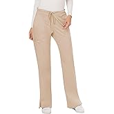 Cherokee Women Scrubs Pant Workwear Revolution Mid Rise Moderate Flare Drawstring WW120