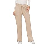 Cherokee Women's Mid Rise Moderate Flare Drawstring
