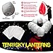 Chinese Sky Lanterns White Paper (20) Pack - Ready to Use and Eco Friendly - Extra Large - 100% Biodegradable Wire Free - Beautiful Lantern for Weddings, Chinese Festival, Memorials, etc.